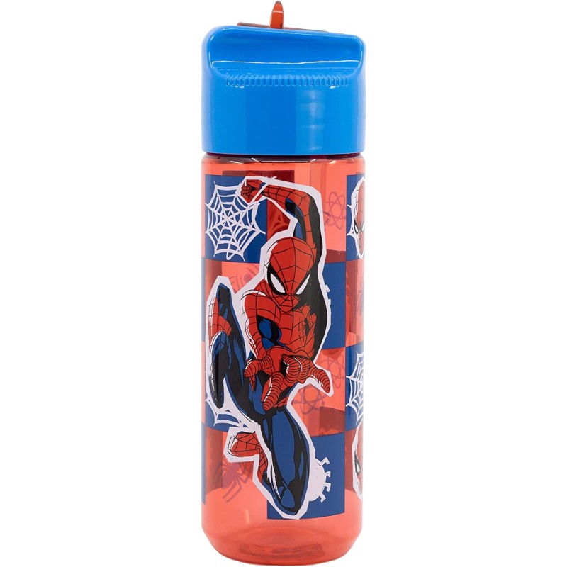Botella Infantil Spiderman Marvel Reutilizable Tritan 540Ml.