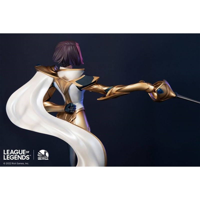 Figura league of legends estatua the grand duelist fiora laurent escala 1 - 6 edicion limitada 799 unidades