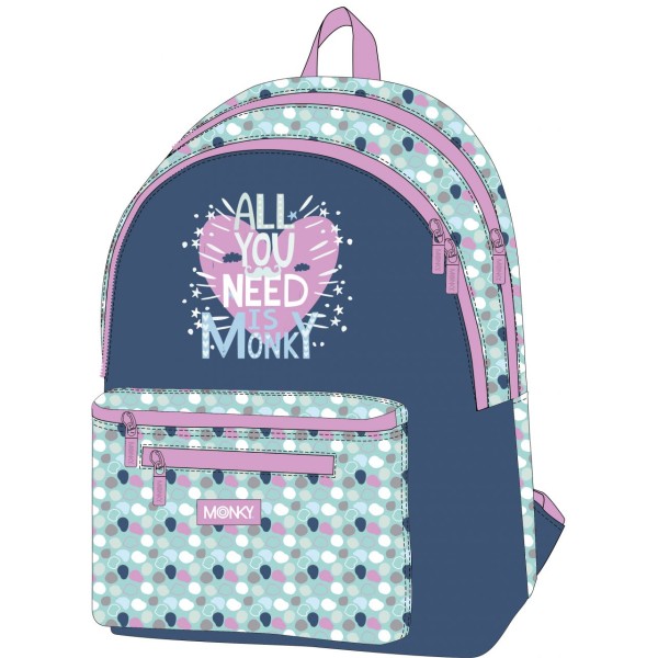 Mochila All You Need Monky 41cm