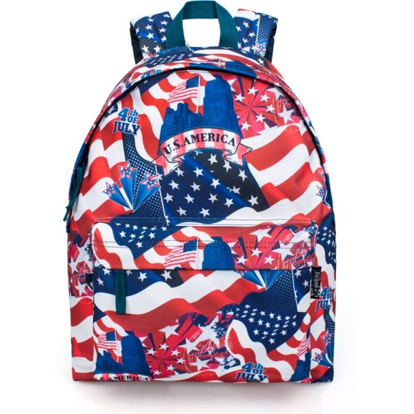 Mochila Delbag USA 33x13x43cm.