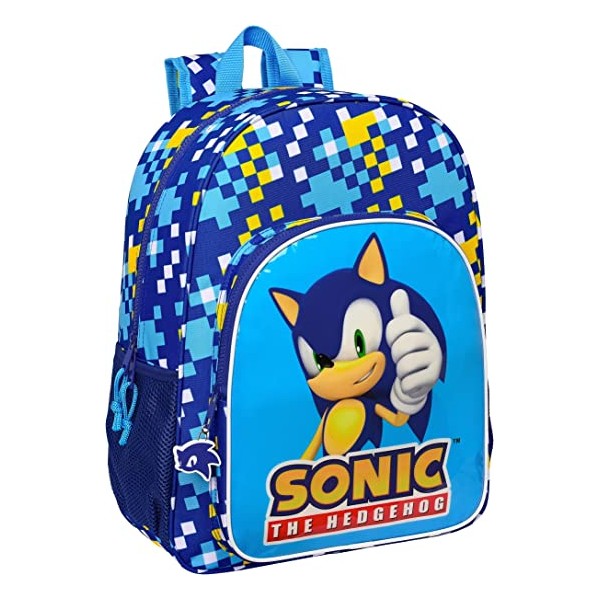 Mochila Adapt.Carro Sonic Speed 33X14X42Cm