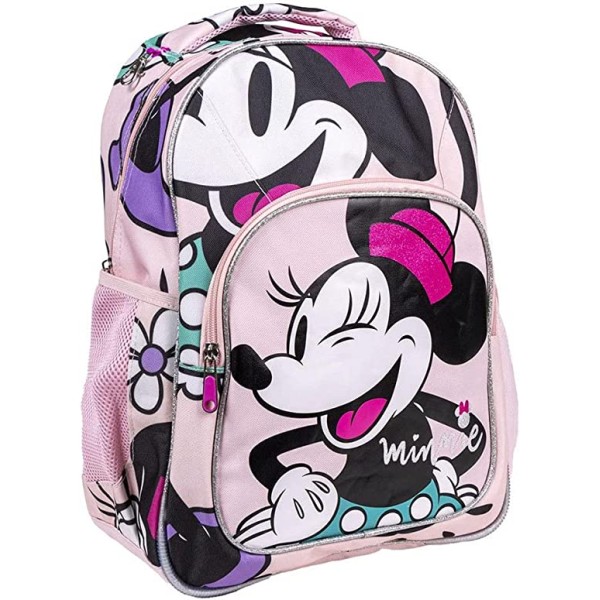 Mochila Escolar Mediana Minnie Disney 42cm