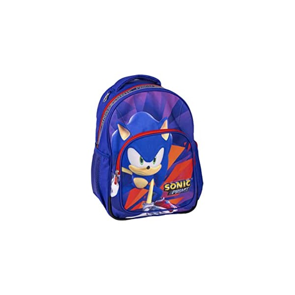 Mochila Escolar Mediana Sonic Prime 42cm