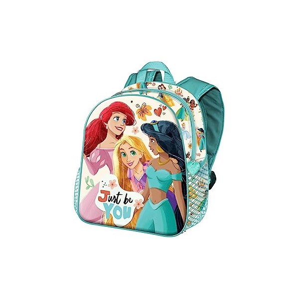 Mochila 3D Princesas Disney 31x27x11cm.