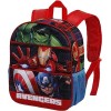 Mochila 3D Avengers Los Vengadores Marvel 31x27x11cm.