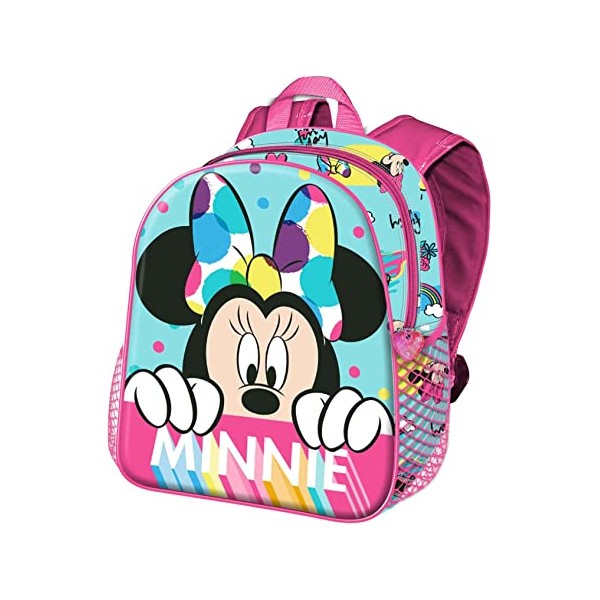 Mochila 3D Minnie Disney 31x27x11cm.