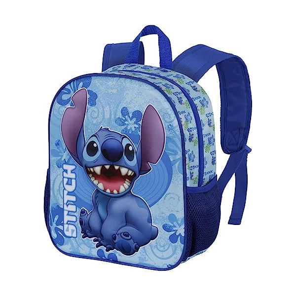 Mochila 3D Lilo y Stitch 31x27x11cm.