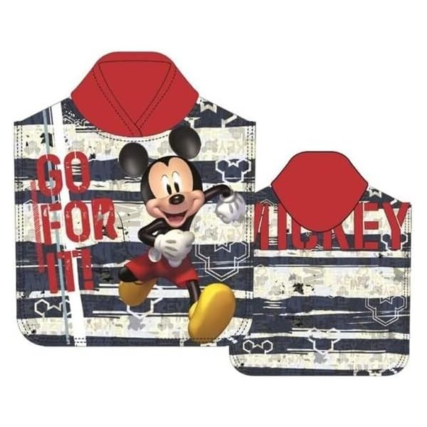 Poncho Mickey Disney Microfibra 50x100cm.