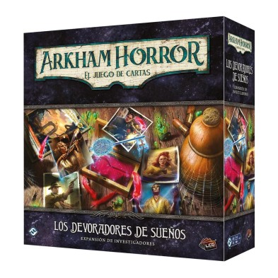 Juego de mesa arkham horror lcg los devoradores de sueños expansion investigacion edad recomendada 14 años