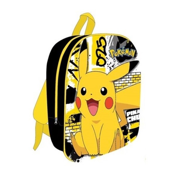 Mochila 3D Pokemon 40x30x15cm.