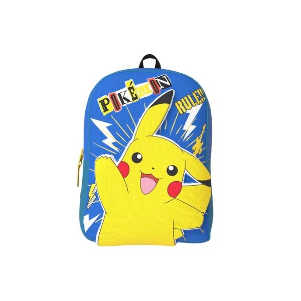 Mochila 3D Eva Pikachu Pokemon 24x10x30cm.