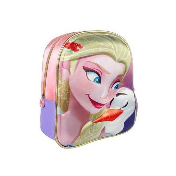 Mochila Elsa Frozen Disney 3D 25x31x10cm