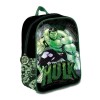 Mochila Mediana 3D Hulk Destroy 31Cm