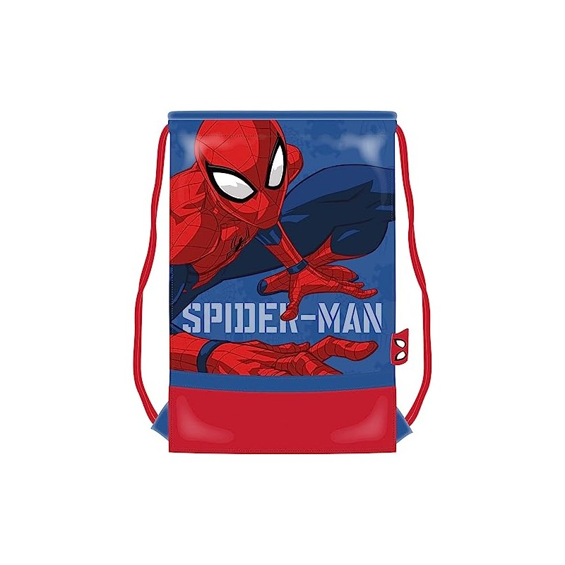 Saco Mochila Premium Spiderman Marvel 35X48Cm