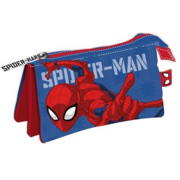 Portatodo Triple Spiderman Marvel 21X11X3,5Cm