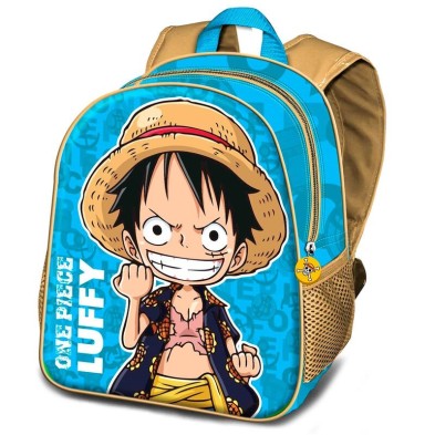 Mochila Basic Monkey One Piece 39x31x15cm.