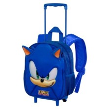 Trolley 3D Face Sonic The Hedgehog 31x26x11cm