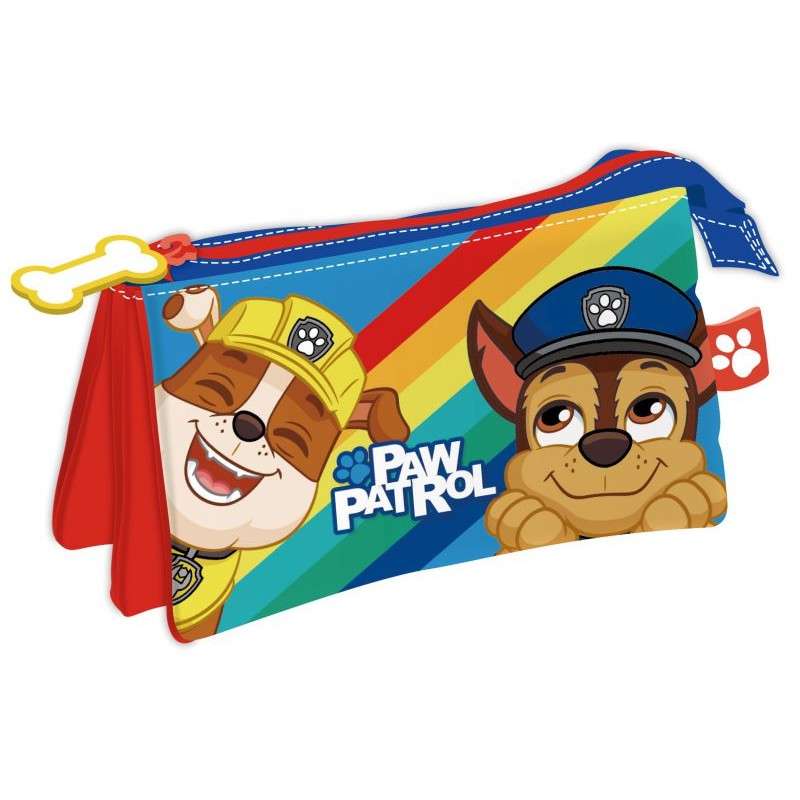 Portatodo Triple Paw Patrol 21X11X3,5Cm