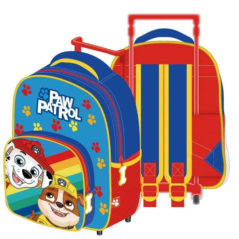 Mochila Trolley Patrulla Canina Paw Patrol 24X36X12Cm