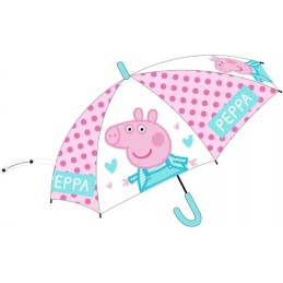 Paraguas Auto Transparente Peppa Pig 43.5Cm