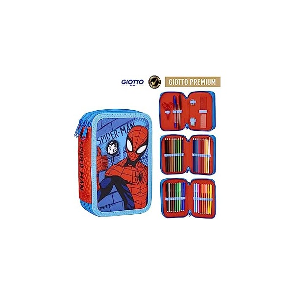 Plumier Con Accesorios Spiderman Marvel