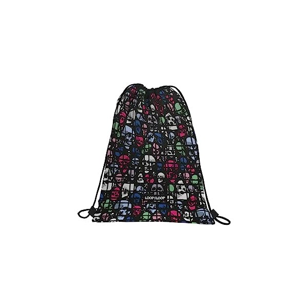 Saco Plano Loop20 Skulls 36X47Cm