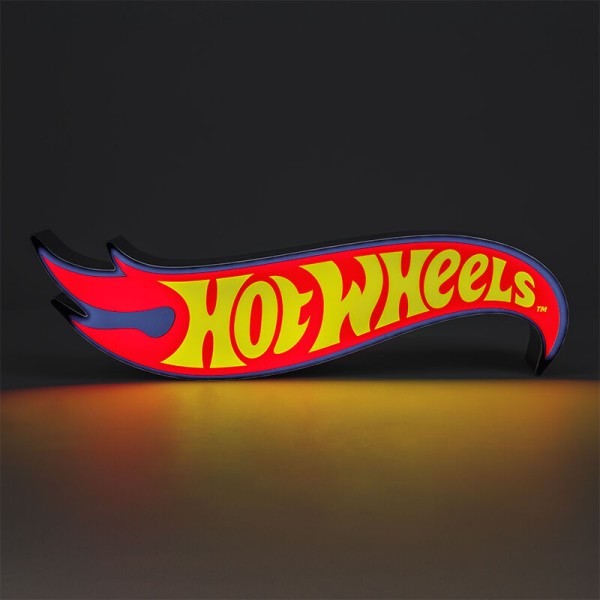 Lámpara paladone hot wheels logo