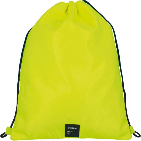 Saco Plano Unequal Fluor Amarillo 36X47Cm