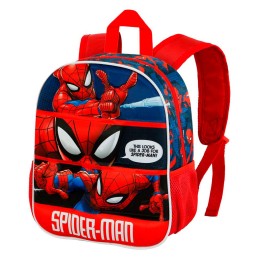 Mochila 3D Stronger Spiderman Marvel 31x26x11cm