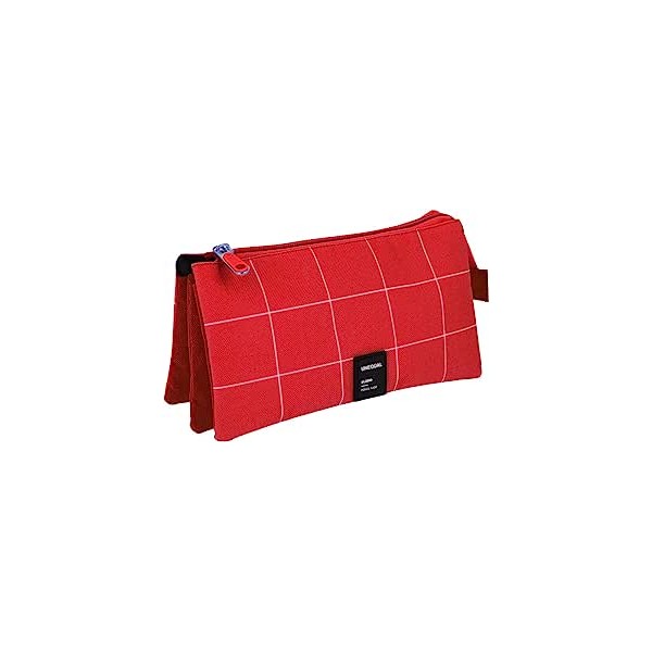 Portatodo Triple Unequal Rojo 23.5X12X14Cm