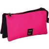 Portatodo Triple Unequal Fluor Rosa 23.5X12X14Cm