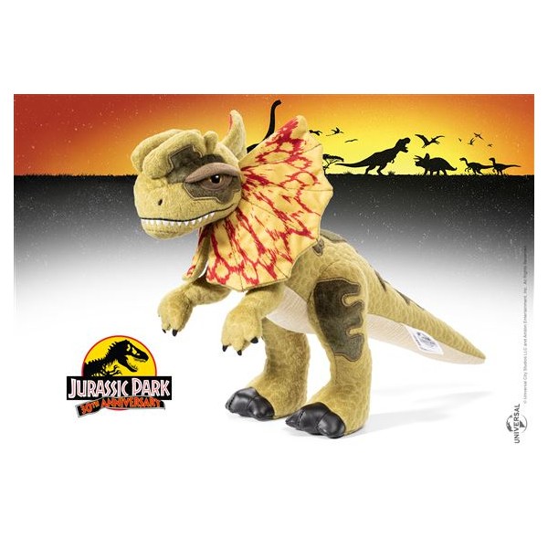 Peluche the noble collection jurassic park dilophosaurus