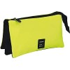 Portatodo Triple Unequal Fluor Amarillo 23.5X12X14Cm