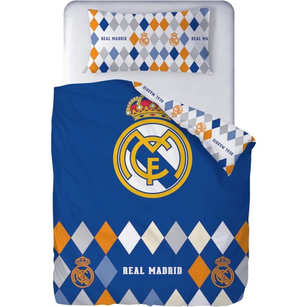 Funda Nórdica Real Madrid Cama 90 cm. (2 Piezas)