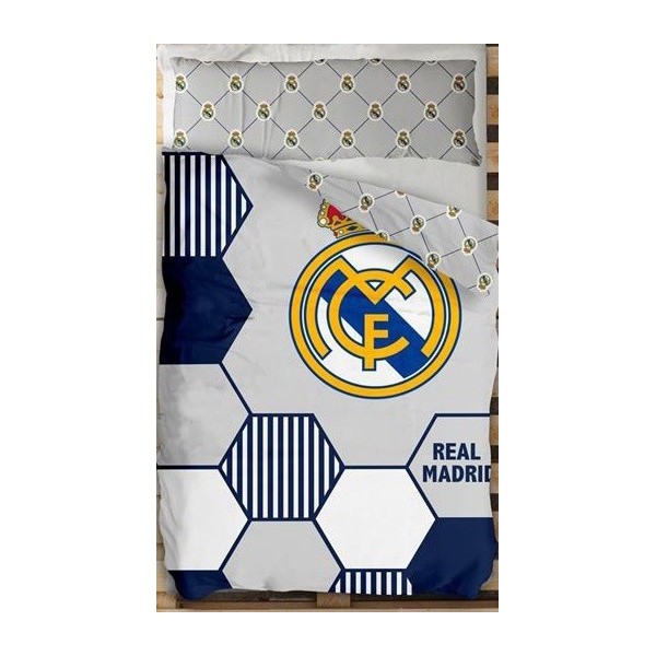 Funda Nórdica Real Madrid Cama 90 cm. (2 Piezas)