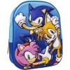 Mochila 3D Sonic 31x25x10cm.