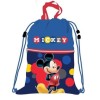 Saco Mochila Mickey Disney Con Bolsillos 45x35cm.