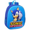 Mochila 3D Speed Sonic The Hedgehog 27x10x33cm