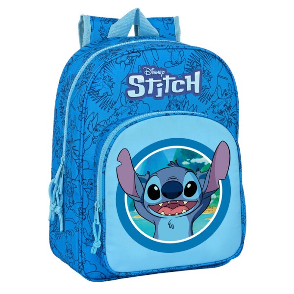 Mochila Stitch Disney Adaptable 26x11x34cm.