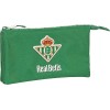 Portatodo Triple Reciclado Real Betis Balompie 12x22cm.