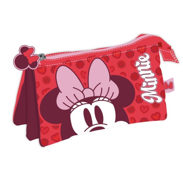 Portatodo Triple Minnie 21X11X3,5Cm