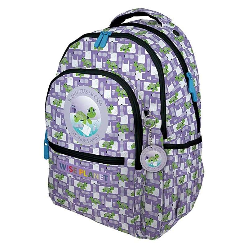 Mochila Roomy Planet21 Tortuga 33X46X22,5Cm