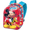 Mochila Mini 3D Mickey Disney 25.5x20.5x10cm.