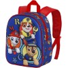 Mochila Mini 3D Patrulla Canina 25.5x20.5x10cm.