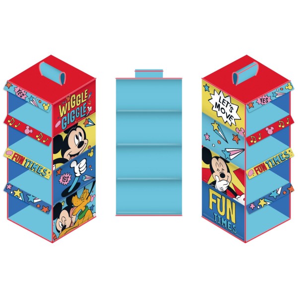 COLGADOR/ORGANIZADOR ARMARIO CON 4 HUECOS 29X28X65 CM. DE MICKEY