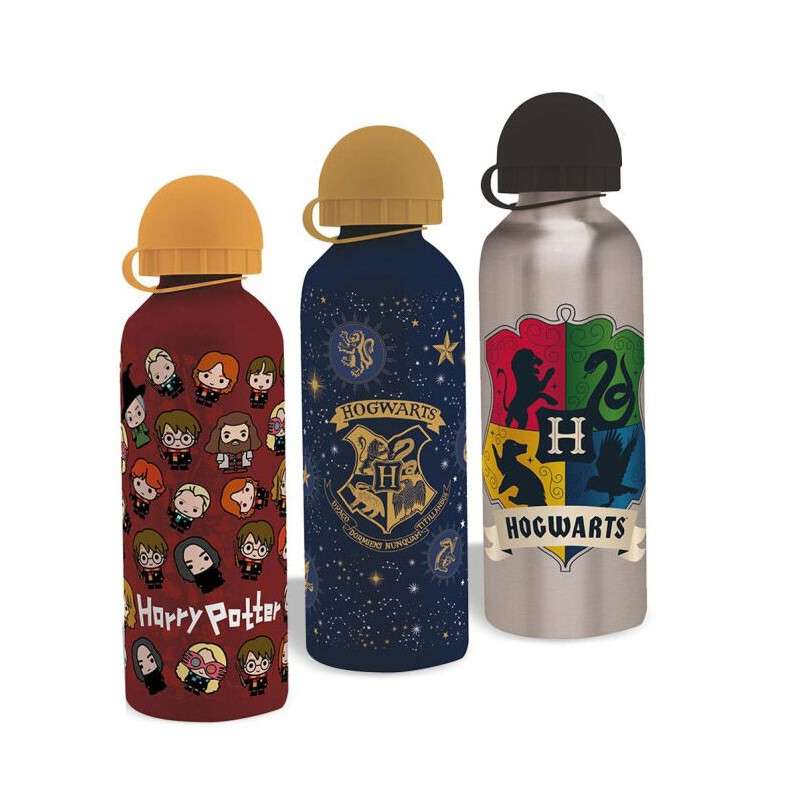 Botella Cantimplora Aluminio 500Ml Harry Potter