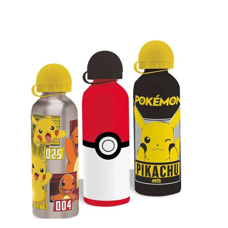 Botella Cantimplora Aluminio 500Ml Pokemon