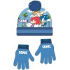 Conjunto Gorro y Guantes Sonic