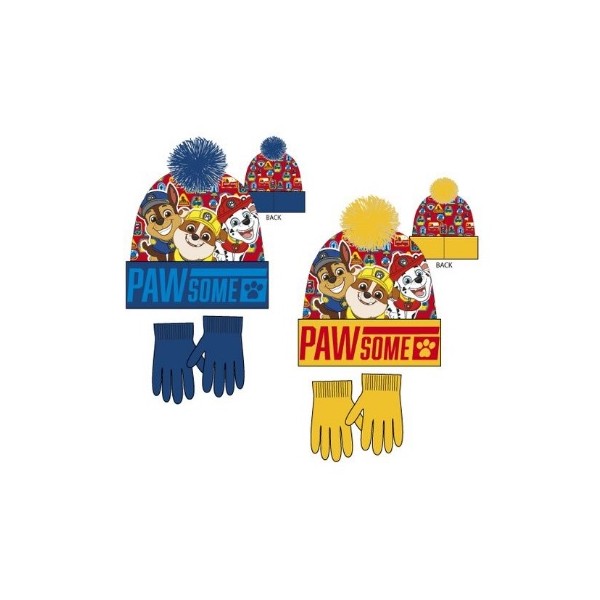 Set Gorro Y Guantes Patrulla Canina