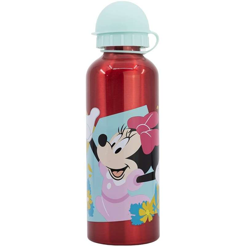 Botella Infantil Reutilizable Minnie Disney Aluminio 530ml